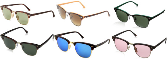 ray ban clubmaster colors